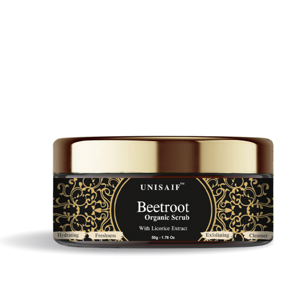 Beetroot Organic Scrub 50g | Licorice Extract | Hydration & Exfoliation