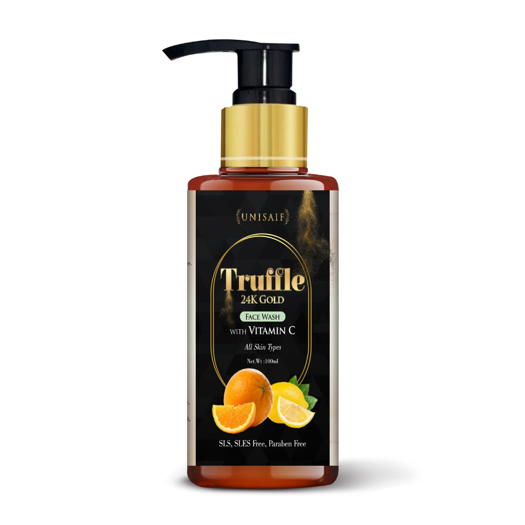 Truffle Vitamin C Facewash 100ml | 24K Gold | Tan Removal & Brightening