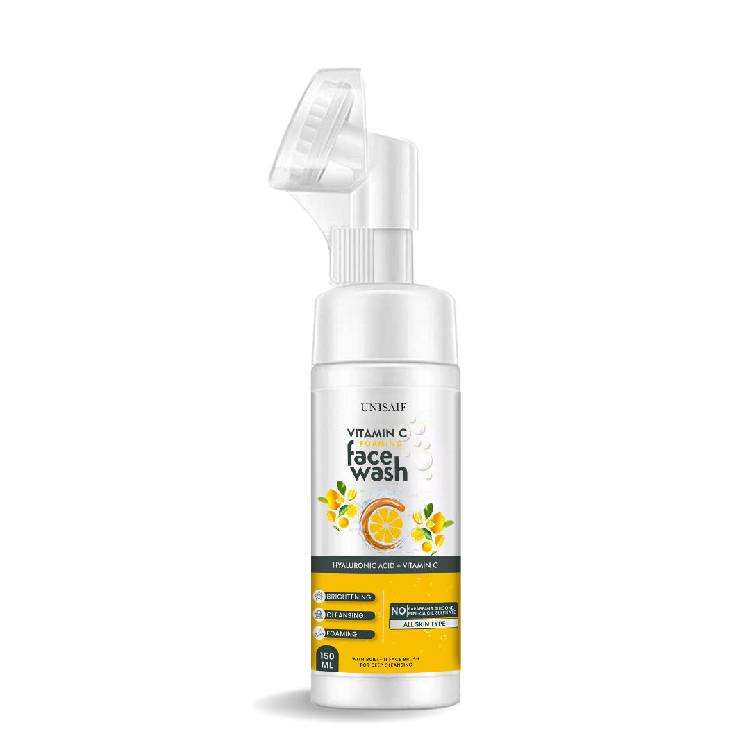 Vitamin C Foaming Facewash 150ml | Hyaluronic Acid | Brightening & Hydrating