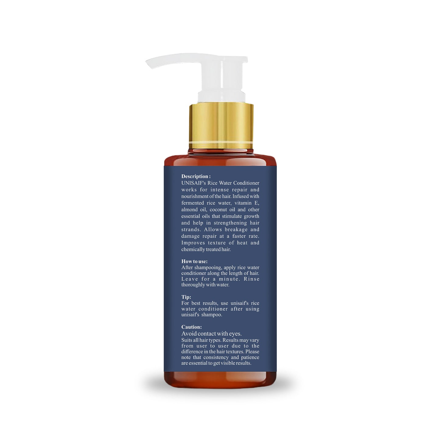 Rice Water Conditioner 100ml | Shine & Texture | Sulphate, Paraben & Silicon Free