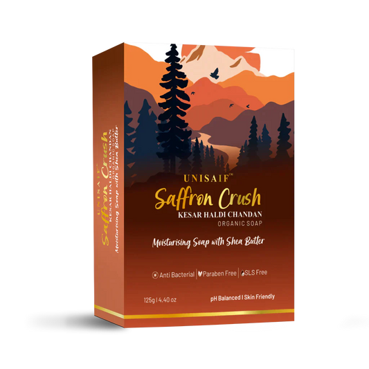 Saffron Crush Organic Soap 125g (pack of 2)